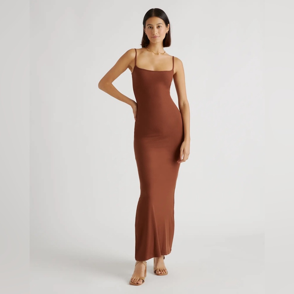Quince Tencel Knit Maxi Dress